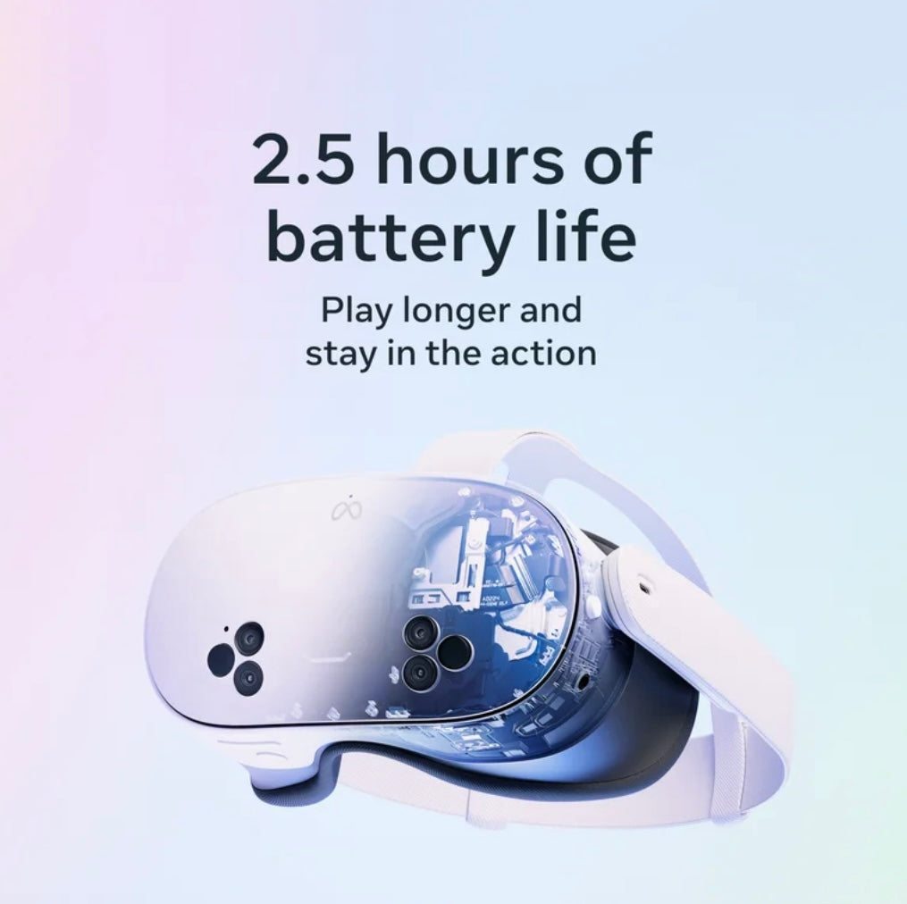 Meta Quest 3S 128 GB - Get Batman: Arkham Shadow and 3- Month Trial of Meta Horizon+ Included - All-In-One Headset